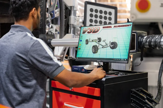 touchless wheel alignment